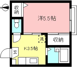 メゾン・ジュネス【1階】の間取り