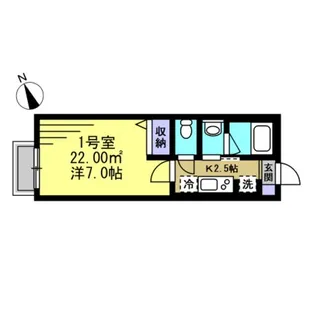 シャルム桜木【2階】の間取り