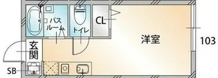 ウインズ鎌谷町【1階】の間取り