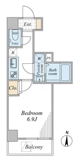 ルミエール イリゼ【6階】の間取り