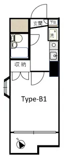メゾンドール川崎【1階】の間取り