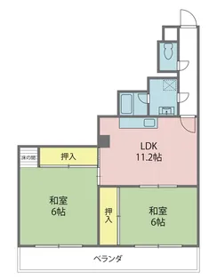 ライオンズマンション牧志第3【3階】の間取り