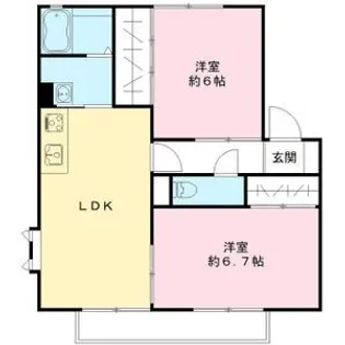 フォレストスクエア A棟【1階】の間取り