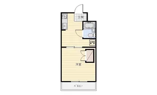 馬込川マンション【3階】の間取り