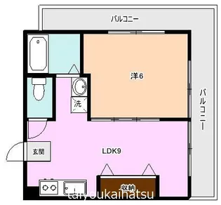 エクシード鴨池【2階】の間取り