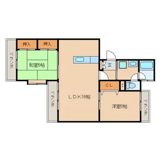 モン・ソレイユR【1階】の間取り