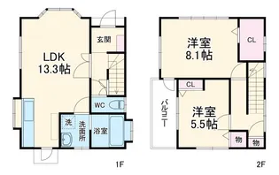 千葉県船橋市飯山満町2【一戸建】の間取り