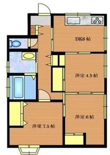 東京都西東京市柳沢5【アパート】の間取り