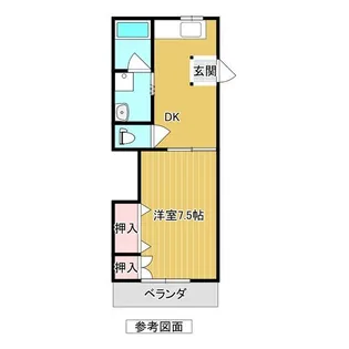 メイプルヒル【1階】の間取り