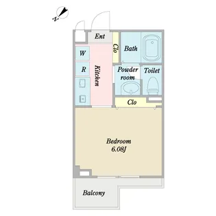 プラティーク白山【3階】の間取り