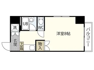 幟町ゼネラルビル【9階】の間取り