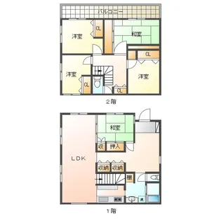 茨城県取手市新取手1【一戸建】の間取り