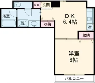 エイブル3【2階】の間取り