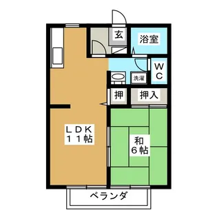サンライフ土屋 C【2階】の間取り