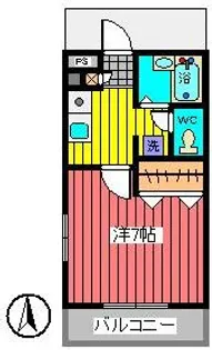 ゴールドハイツ【3階】の間取り