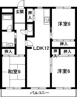 グリーンパーク前田【1階】の間取り