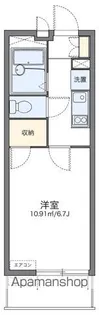 レオパレスK M【3階】の間取り