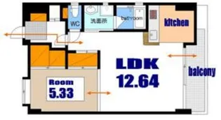 ルミノシティー【2階】の間取り