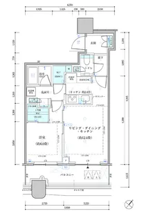 東京都中央区勝どき4【マンション】の間取り