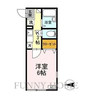 東京都世田谷区祖師谷2【アパート】の間取り