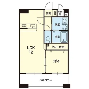 マラナタ県庁東【6階】の間取り
