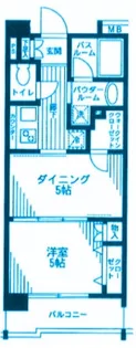 神奈川県横浜市神奈川区三ツ沢下町【マンション】の間取り