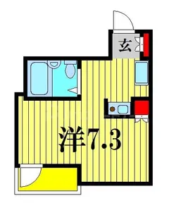 ジュネパレス松戸第51【2階】の間取り