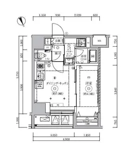 QUALITAS浜田山-クオリタス浜田山-【7階】の間取り
