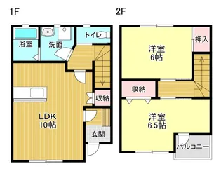 クレールII【2階】の間取り