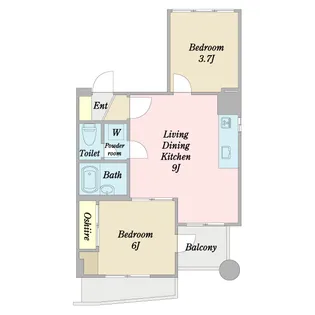 クラシックス国分寺【2階】の間取り