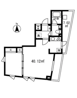No8ゼルコバマンション【5階】の間取り