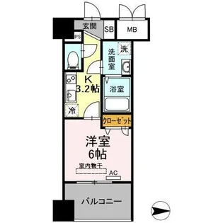 東京都台東区三筋1【マンション】の間取り