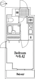 OLIO芝浦【7階】の間取り