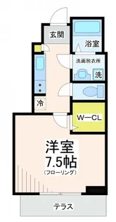 ベルフォーレ参番館【1階】の間取り