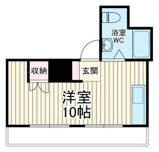 1Rの間取り画像