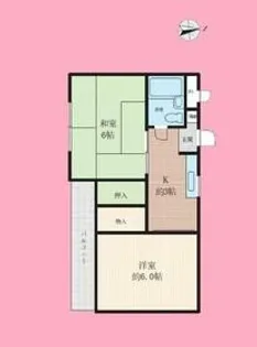 サンハイム竹間【3階】の間取り