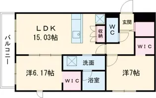 ピオネロ恵庭IV【4階】の間取り