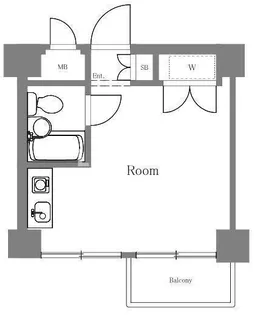 メインステージ大森町駅前【4階】の間取り