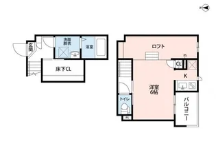 埼玉県春日部市南5【アパート】の間取り