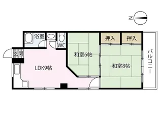 下脇ビル【4階】の間取り
