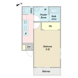 ブロッサムコート【2階】の間取り