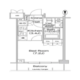 コンフォリア駒場【1階】の間取り