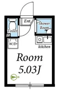 東京都新宿区新宿6【アパート】の間取り