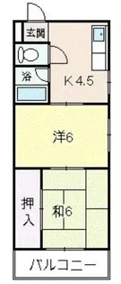 ルーベデンス【2階】の間取り