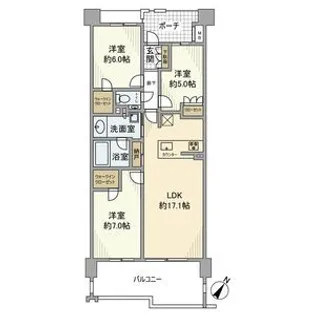 愛知県名古屋市天白区表山1【マンション】の間取り