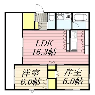 Maison Yuki(メゾンユキ)【2階】の間取り