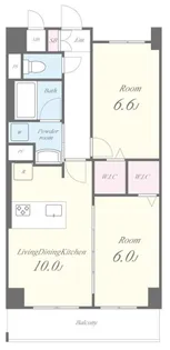 仮称)須賀様マンション【4階】の間取り