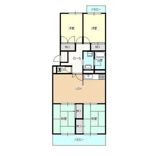 シティコーポ堀田【4階】の間取り
