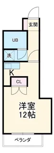 クレセントコート静岡【3階】の間取り