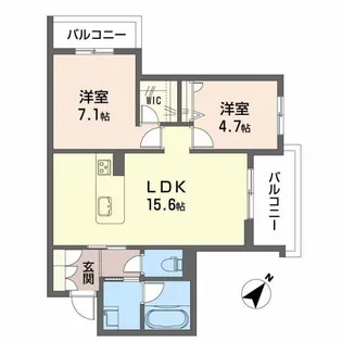シャーメゾンシエロ【2階】の間取り